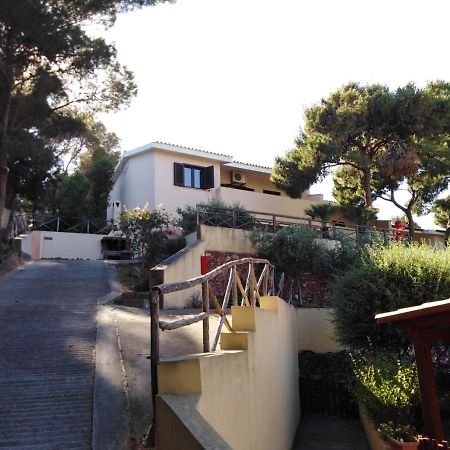 Villa Panoramica Immersa Nel Verde Porto Pino Bagian luar foto